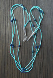 RARE Native American Zuni Turquoise Lapis 3 Strand Heishi Choker Necklace