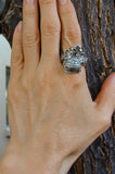 925 Sterling Silver Western Cowboy Saddle Ring Size 10
