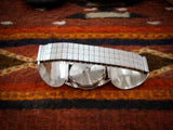 Handmade Native American Hopi Men’s Sterling Silver Watch