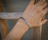 Women's Native American Navajo 14k Gold Sterling Silver Bracelet