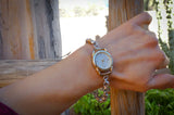 Native American Navajo Silver 12KGF Women’s Handmade Chain Watch