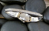 12KGF Sterling Silver Native American Sunface Women's Watch Vintage