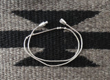 Delicate Native American Vintage Liquid Silver Bead Bracelet or Ankle Bracelet