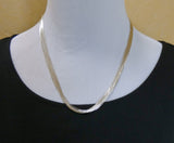 Liquid Silver Multi Strand Layered Necklaces, 10x18", 10x24"