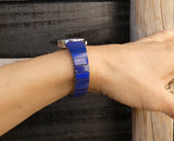 Small Wrist Native Style Lapis Women’s Expansion Stretch Watch Vintage