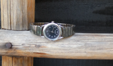 Handmade Women’s Hematite Stretch Band Watch