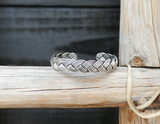 Southwestern 925 Sterling Silver Women’s Braided Bracelet