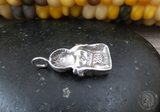 Vintage Navajo Southwestern X- Small Sterling Silver Storyteller Pendant