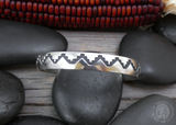 Native American Navajo 925 Sterling Silver Cuff Bracelet By Tommy Billy