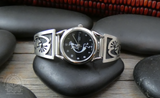 Native American Hopi Sterling Silver Kokopelli Watch Band