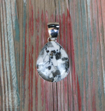 Native American Large White Buffalo Pendant 925 Sterling Silver