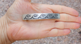 Hopi Native American Vintage Sterling Silver Clip Barrette, Hair Jewelry