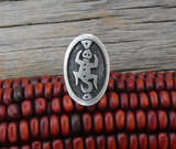 RARE Vintage Hopi Sterling Silver Gecko Ring Size 6 By Fernando Puhuhfvaya