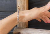 Navajo Sterling Silver Rope Twist Women’s Bracelet