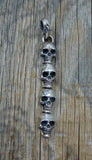 Sterling Silver Skull Pendant 925