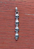 Sterling Silver Skull Pendant 925