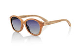 Oak Wood Lightweight Sunglasses Grey Polarized Lenses Eco Friendly