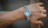 Native American Women’s Sterling Silver Turquoise Watch