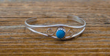 Native American Infant Baby Turquoise Cuff Bracelet