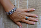 Navajo Vintage Silver Rope Twist Bracelet