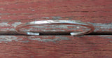 Sterling Silver Navajo Narrow Stamped Silver Bracelet