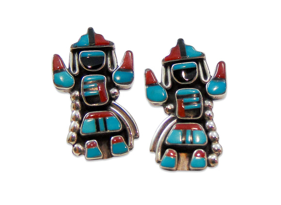Zuni Kachina Earrings