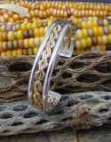 Navajo Gold Fill Silver Women's Cuff Bracelet