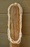 Genuine 5 Strand Freshwater Pearl Necklace Bracelet Set