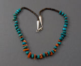 Spiny Oyster Turquoise Pin Shell Choker Necklace Navajo