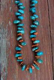 Spiny Oyster Turquoise Pin Shell Choker Necklace Navajo