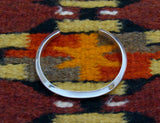 Sterling Silver Heavy Gauge Angular Bracelet, Native American Jewelry