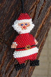 Santa Claus Handmade Bead Christmas Ornament