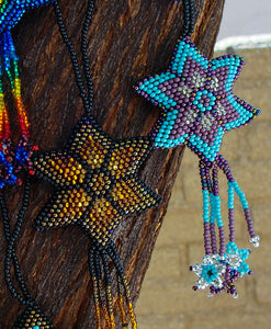 Purple Handmade Shooting Star Christmas Ornament