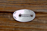 Silver Pin, Native American Sterling Silver Story Reservation Pin