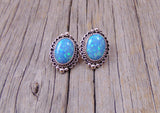 Native American Navajo Opal Post Earrings