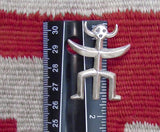 Navajo Sterling Silver Sandcast Kachina Pin