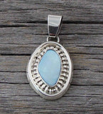 Navajo Boulder Opal Silver Pendant