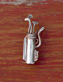 Native American Sterling Silver Golf Bag Pin