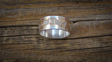 Story Ring, 12KGF Sterling Silver Navajo Story Ring Size 12