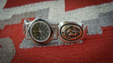 Vintage Women's 14K Gold Sterling Silver Eagle Watch