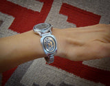 Vintage Women's 14K Gold Sterling Silver Eagle Watch