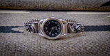 Native American Vintage Navajo Silver Cubic Zirconia Watch For Women
