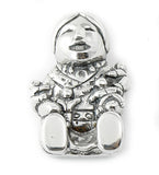 Sterling Silver Storyteller Pin Brooch Pendant