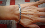Story Bracelet, Navajo Sterling Silver Unisex Story Cuff Bracelet