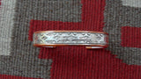 Native American Unisex Sterling Silver Copper Bracelet