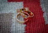 Women's Native American Navajo Copper Band Ring Size 5.75