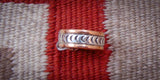 Copper Ring, Navajo Sterling Silver Copper Stacking Ring