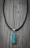 Turquoise Pendant, Turquoise Sterling Silver Pendant Navajo