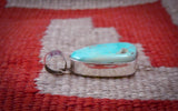 Native American Turquoise Sterling Silver Pendant