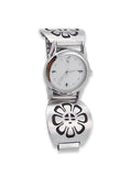 Men's Handmade Sterling Silver Hopi Sunface Silver Vintage Watch